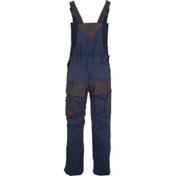 Arbeitslatzhose marineblau/rot Gr. 48