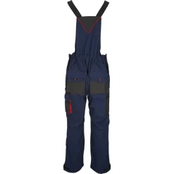 Arbeitslatzhose marineblau/rot Gr. 54