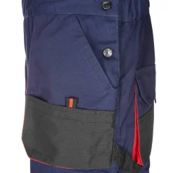 Arbeitslatzhose marineblau/rot Gr. 50