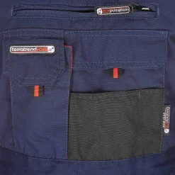 Arbeitslatzhose marineblau/rot Gr. 50