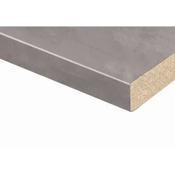 Arbeitsplatte 'Beton Perlgrau' perlgrau 4100 x 600 x 38 mm