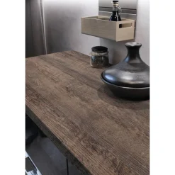 Arbeitsplatte 'Laramie Pine' dunkelbraun 4100 x 600 x 38 mm