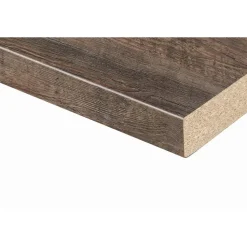 Arbeitsplatte 'Laramie Pine' dunkelbraun 4100 x 600 x 38 mm