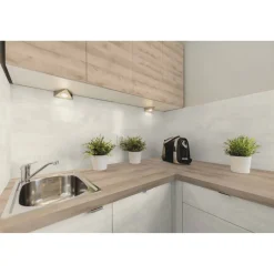 Arbeitsplatte 'Native Oak Light' hellbraun 4100 x 635 x 38 mm