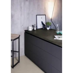 Arbeitsplatte 'APL2Go' Beton Terragrau 1800 x 620 x 28 mm