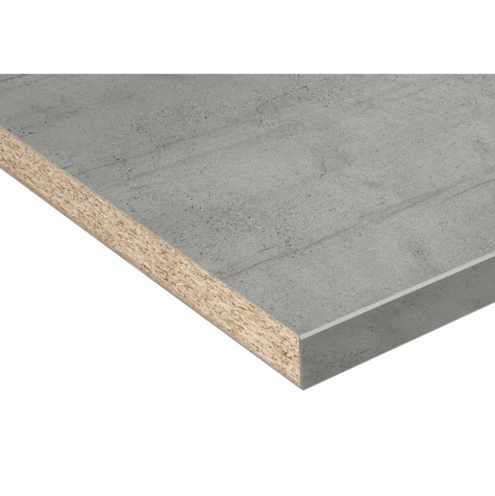 Arbeitsplatte 'Beton 34014' grau 2800 x 635 x 28 mm