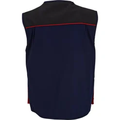Arbeitsweste dünn marineblau/rot Gr. 52