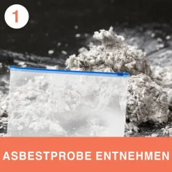 Asbesttest 'Materialgruppe 2' Laboranalyse