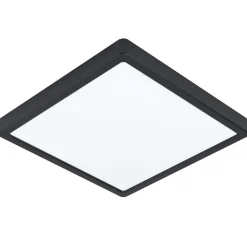 Außenleuchte 'Argolis 2' schwarz 28,5 x 3 x 28,5 cm