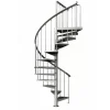 Außenspindeltreppe 'Gardenspin' Metall 12 Lochblechstufen Ø 125 cm