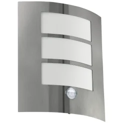 Außen-Wandleuchte City', edelstahl, mit Sensor