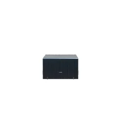 Aufbewahrungsbox 'Sesame' anthrazit Stahl 76 x 185 x 139 cm