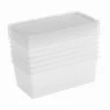 Aufbewahrungsbox transparent 5,6 l 6 Stk.