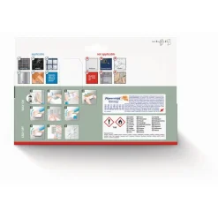 Aufbewahrungsbox 'Baboo' mittelgroß mattweiß 24,2 x 11 x 10,2 cm mit Bambusdeckel