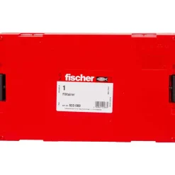 Aufbewahrungsbox 'FIXtainer' rot/transparent