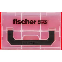 Aufbewahrungsbox 'FIXtainer' rot/transparent
