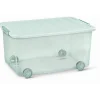Aufbewahrungsbox 'Scotti Style' grün/transparent 50 l