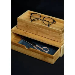 Aufbewahrungsbox 'Terra' Bambus mit Schublade 28 x 14 x 6 cm
