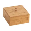 Aufbewahrungsbox 'Terra' Bambus mit Deckel 15 x 15 x 7 cm