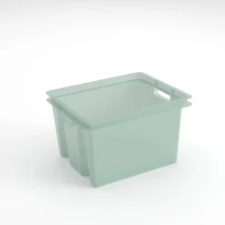Aufbewahrungsbox 'Vulcano Style' grün/transluzent 30 l