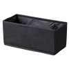 Aufbewahrungskorb schwarz 28 x 13 cm