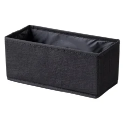 Aufbewahrungskorb schwarz 28 x 13 cm