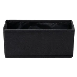 Aufbewahrungskorb schwarz 28 x 13 cm