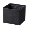 Aufbewahrungskorb schwarz 14 x 13 cm