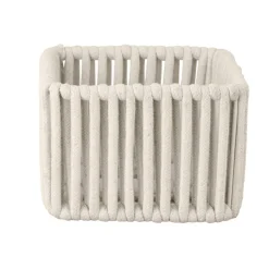 Aufbewahrungskorb 'Zovo' Baumwolle, Polyester beige 15 x 10 x 15 cm