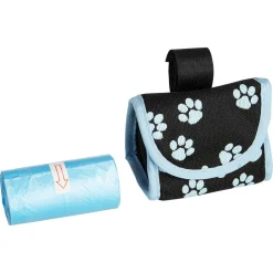 Aufbewahrungstasche für Hundekotbeutel "Easy Bag Holder" schwarz/blau