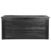 Auflagenbox 'Woody' Kunststoff anthrazit 120 x 45 x 60 cm