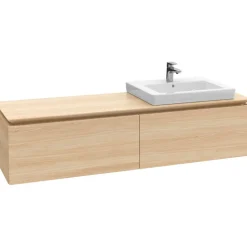 Aufsatzwaschbecken 'Subway 2.0' weiß 60 x 15,5 x 47 cm Unterseite geschliffen