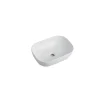 Aufsatzwaschtisch 'Babu' Keramik matt white 45,5 x 32,5 x 13,5 cm