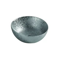 Aufsatzwaschtisch 'Osiris' Keramik silver gemustert Ø 35,8 cm