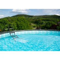 Aufstellpool 'Elite Frame' Rattan-Optik grau Ø 488 x 122 cm