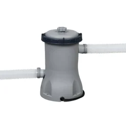 Aufstellpool 'Steel Pro Max™' grau/weiß Ø 366 x 100 cm, Komplett-Set