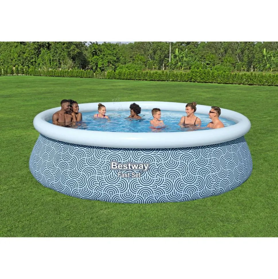 Aufstellpool-Set 'Fast Set™' Ø 457 x 107 cm mit Filterpumpe