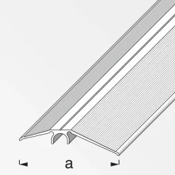 Ausgleichsprofil 'clipstech®' messingfarben 1000 x 56 mm