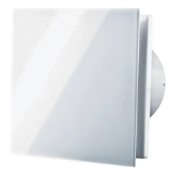 Axialventilator Glas 'WDNLF D100' Ø 100 mm mit Nachlauf und Feuchtesensor