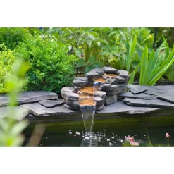 Bachlaufelement 'Cazorla' LED-Beleuchtung 74 x 34 x 29 cm