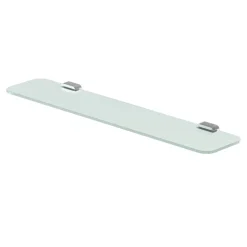 Badablage 'Aura' Glas verchromt 60 x 12,8 x 2 cm