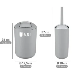 Bad-Accessoire-Set 'Brasil' grau 4-teilig