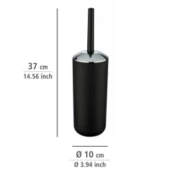 Bad-Accessoire-Set 'Brasil' schwarz 4-teilig