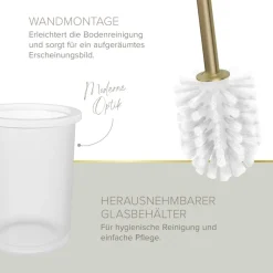 Badaccessoire-Set 'Juna' goldfarben 4-teilig