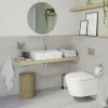 Badaccessoire-Set 'Noa' nickelfarben 4-teilig