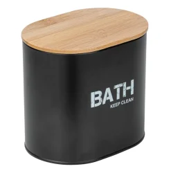 Badbox 'Gara' mit Deckel schwarz