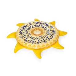 Badeinsel 'Mediterrane Sonne' gelb Ø 226 cm