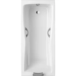 Badewanne "Atlanta" rechteckig weiß 190 x 90 cm