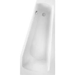 Badewanne "Bahia" 160 x 75 cm weiß links