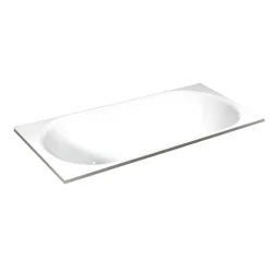 Badewanne 'Basic' weiß 75 x 170 cm